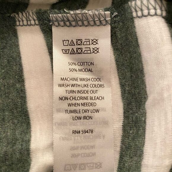 Rachel Zoe striped green & white top, XS - Picture 9 of 11